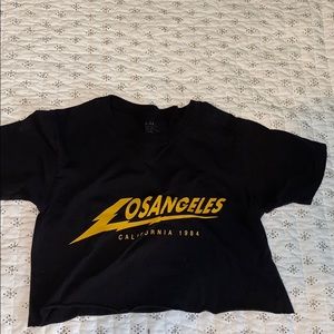 Los Angeles crop top from PacSun